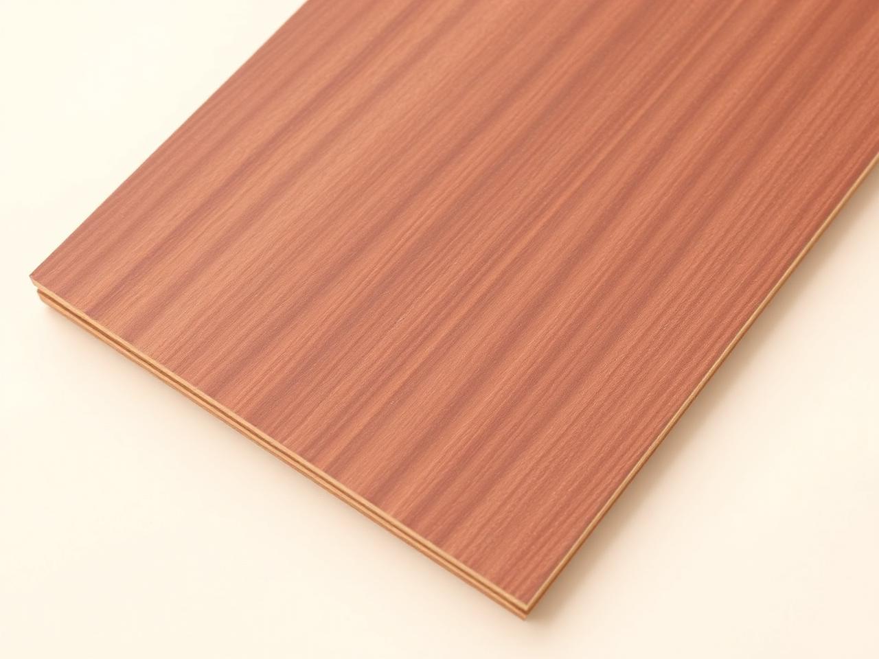 Veneer MDF board with natural wood veneer face